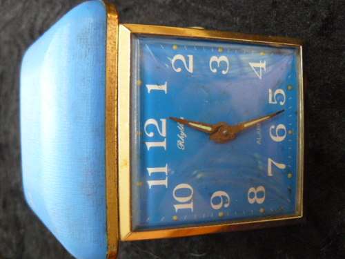 3 X VINTAGE TRAVEL ALARM CLOCKS SOLD AS SPARES