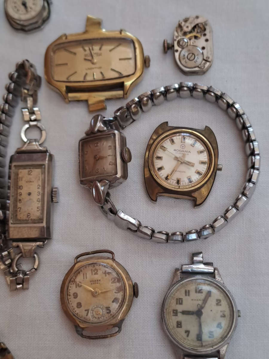 Lot 16. Lot of ladies watches for spares or repairs