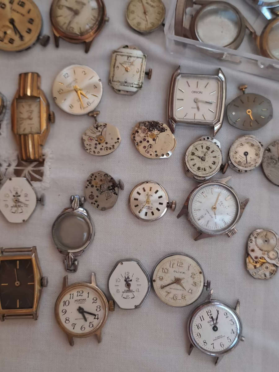 Lot 17 various ladies watches movement and housings