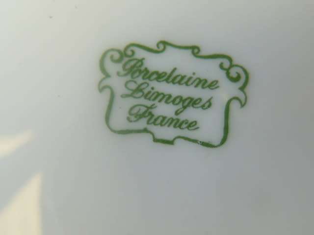 LIMOGES 22 KT GOLD NO DAMAGE 25 CM DIAMETER