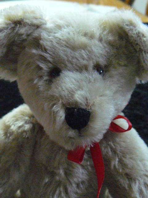 VINTAGE MOHAIR TEDDY WITH MOVABLE LIMBS HEAD 26 CM GOOD CONDITION