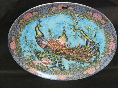 STUNNING IMARI OVAL PLATE 22 CM X 17 CM