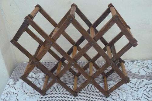 WOODEN WINE RACK FOR 10 BOTTLES
