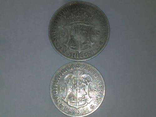 xx1928 2.5 SHILLING AND 2 SHILLING COMBOxx