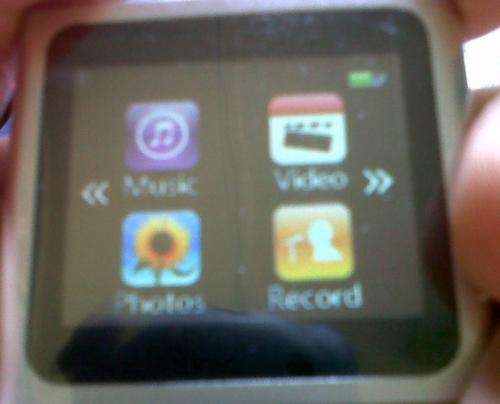 4gb 1.8inch touch screen Silver mp3/mp4 player