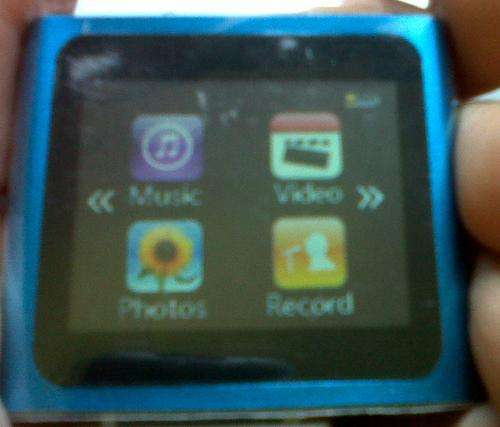 4gb 1.8inch touch screen Blue mp3/mp4 player
