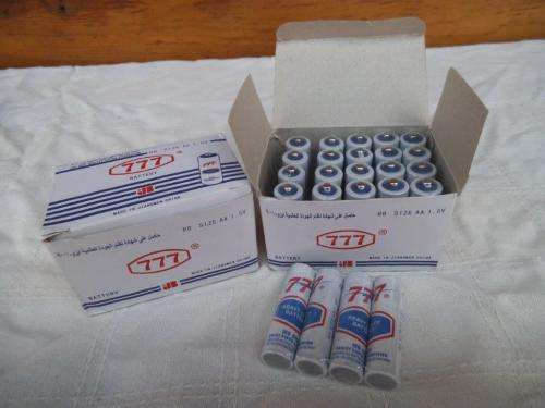 777 HEAVY DUTY SIZE AA 1.5V BATTERIES