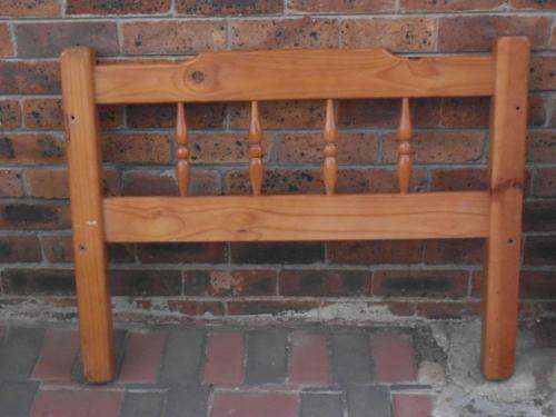 PINE SINGLE BED HEADBOARD