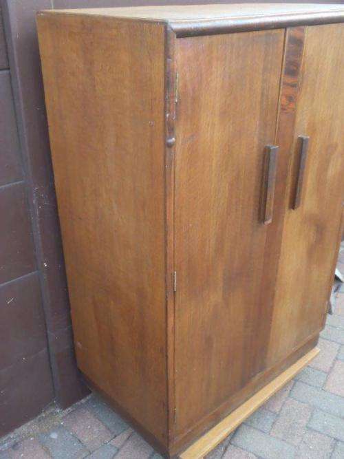 VINTAGE PLYWOOD ARMOIRE