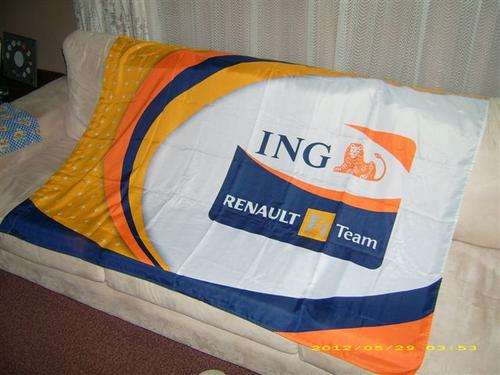 Authentic Renault ING Formula 1 Flag