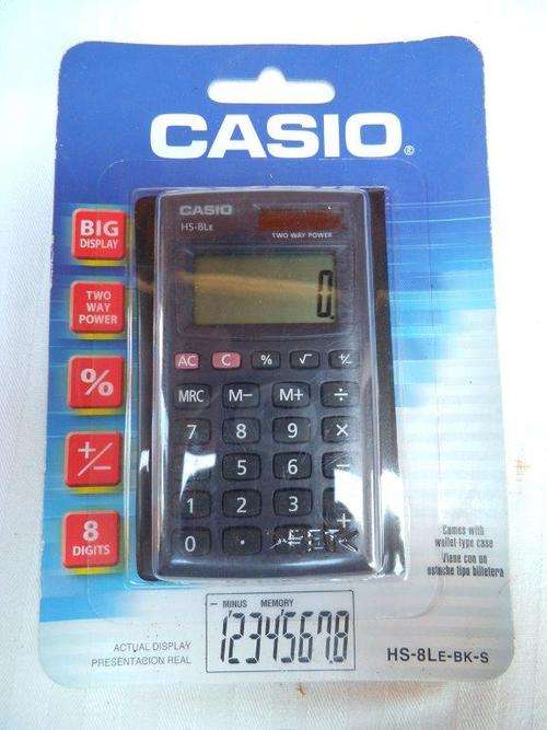 CASIO HS-8LE BIG DISPLAY CALCULATOR