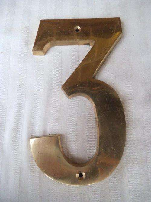 LARGE BRASS NR 3