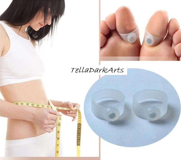 *IN STOCK* Weight loss Improve Metabolism Magnetic Toe Rings 1Pair