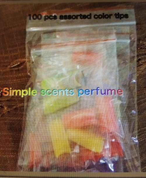100 PCS ASSORTED COLOR TIPS