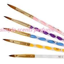 5 PC S ACRYLIC BRUSH SET