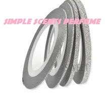 1MM GLITTER STRIP ROLE-SILVER