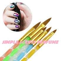 5 PCS ACRYLIC BRUSH SET-SIZES- 10-8-4-6-2