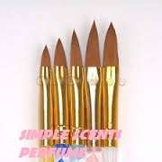 5 PCS ACRYLIC BRUSH SET-SIZES- 10-8-4-6-2