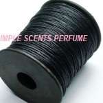 1MM WAX CORD -BLACK-SOLD PER 1 METER