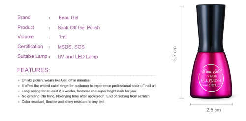 7ML UV/LED NAIL POLISH GEL-