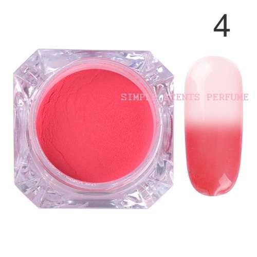 Nail Thermal Color Change Gradient Pigment Powder Manicure Tips Decoration