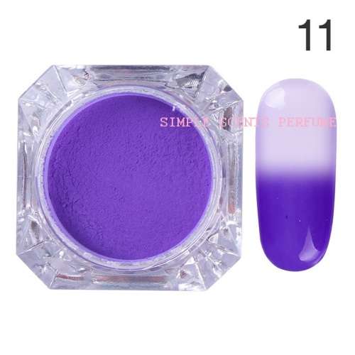 Nail Thermal Color Change Gradient Pigment Powder Manicure Tips Decoration