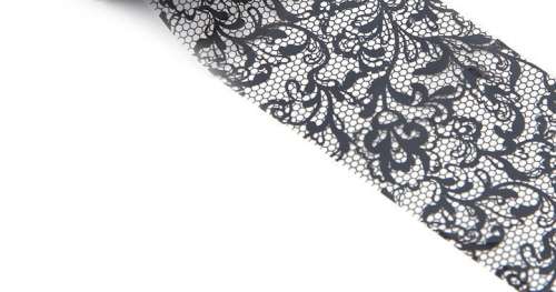 New-3D-Lace-Nail-Art-Transfer-Wrap-Foil-Sticker-Glitter-Tip-Decal-Decoration -4CMX20CM
