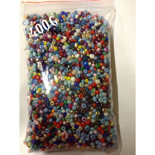 400 G  6MM MIX SEED BEADS