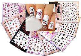 10 PC  WATER  TRANSFER STICKER MIX