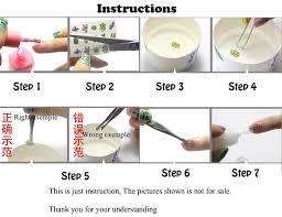 10 PC  WATER  TRANSFER STICKER MIX