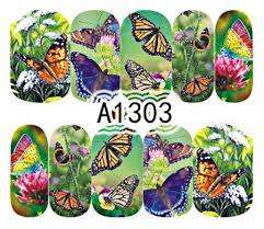 WATER TRANSFER NAIL ART STICKER