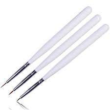 3 PC S STRIPING BRUSH WHITE