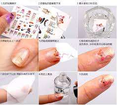 WATER TRANSFER NAIL ART STICKER