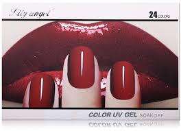 24 PC SOAK OFF LILY ANGEL UV GEL