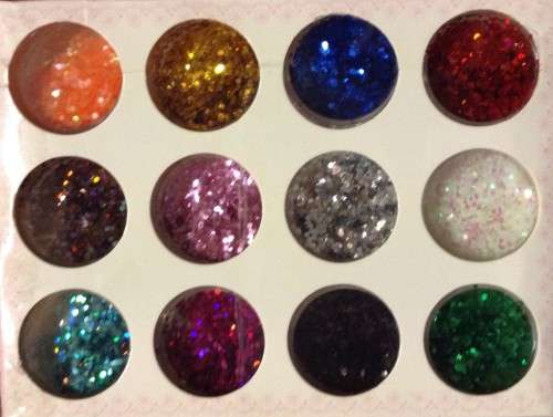 12 PC S MEDIUM GLITTER