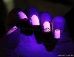 10 ML BEAU GEL  UV/LED NAIL POLISH - GLOW IN DARK-PURPLE