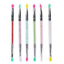 Silicone Nail Art Pen Brush Carving Craft UV Gel Brushes DIY Dotting Tool-SELL PER 1