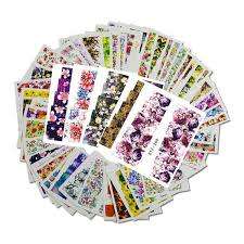 10 PC S FULL NAIL MIX STICKERS PER PACKET
