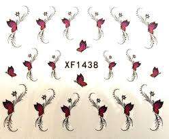 WATER TRANSFER NAIL ART STICKER