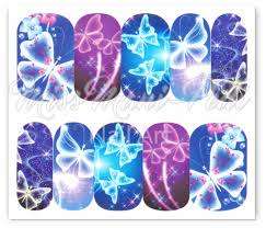 WATER TRANSFER NAIL ART STICKER