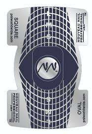 10 PC S DUAL SHAPE NAIL FORMS - ONE SIDE SQUARE - ONE SIDE OVAL