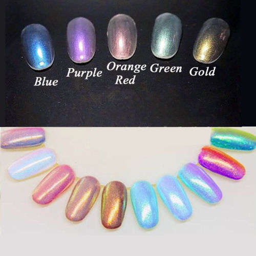 10g bag nail art mermaid effect pigment glitter dust powder
