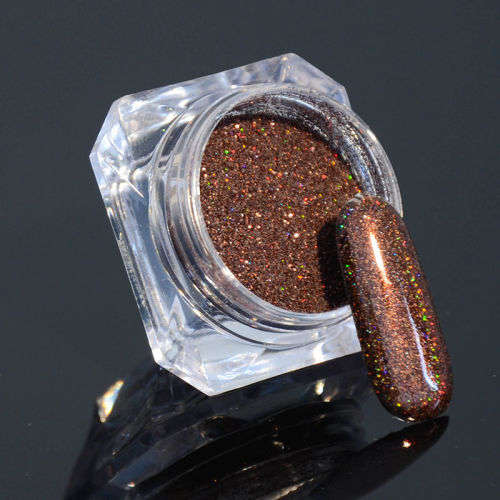 2 g  Holographic Glitter Dust Powder Nails Art-silver