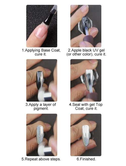 HOLOGRAPHIC Nail Powder Unicorn Pigment 1 Gram