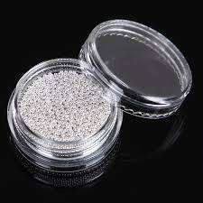 3 G CAVIAR BEADS -SILVER
