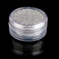 3 G CAVIAR BEADS -SILVER