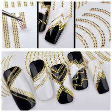 NAIL ART STICKERS  - GOLD