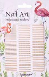 NAIL ART STICKERS  - GOLD