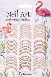 NAIL ART STICKERS  - GOLD