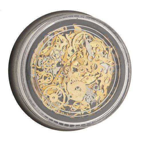 Nail Art Glitter Sticker Set Steam Punk Clock Wheel Cog Parts Mixed Spangle